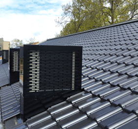 Warmtepompschoorsteen